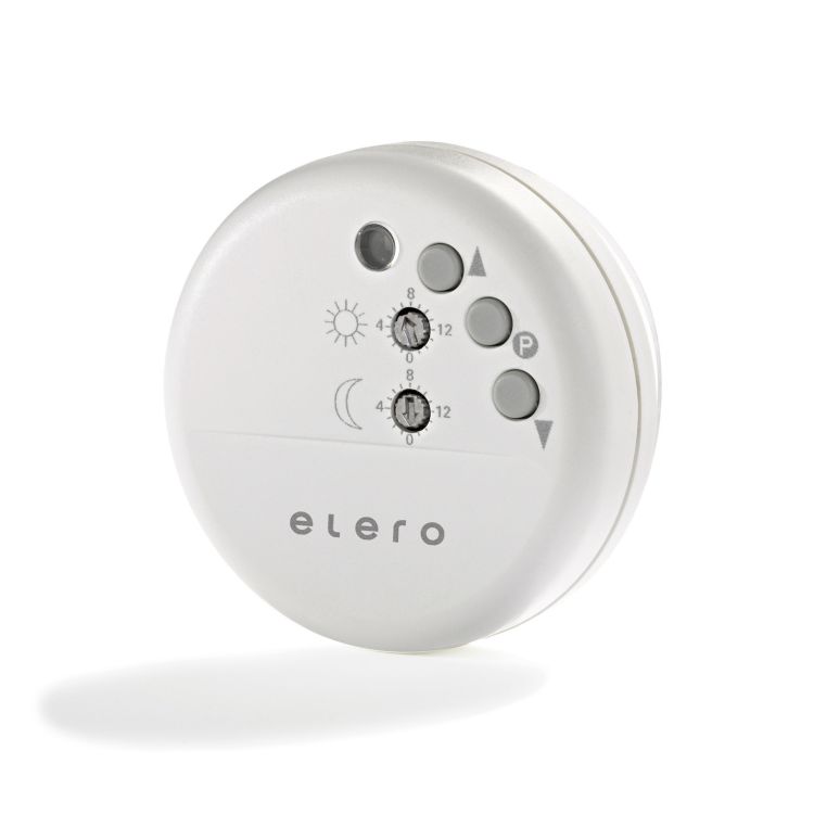 elero 284200006 Lumo-868 Funk Licht-, Dämmerungs- und Glasbruchsensor