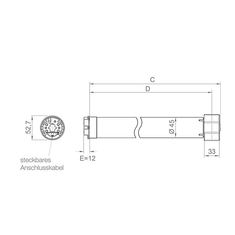 elero RolTop M4/60 RH (Schnellläufer mit geräuschloser Softbremse) #384690001