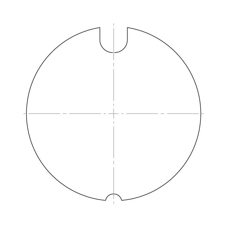 elero Adapterset Motorkupplungset für RH- und NHK-​Antriebe, Nutrohr Ø100x2,0 mm #220760001