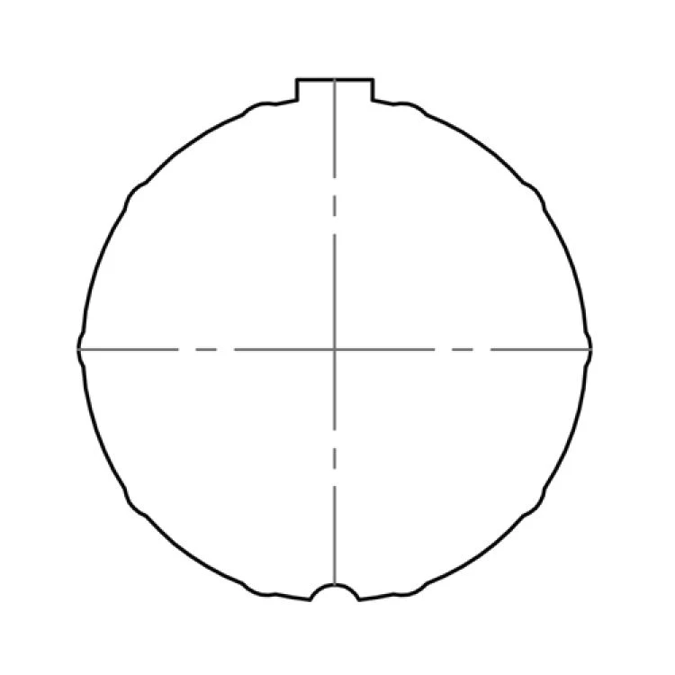 elero Adapter- und Mitnehmerset RevoLine S für Profilrohr Ø 50 × 1,5 mm Siral #220070001