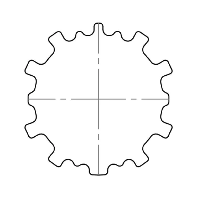 elero Adapter- und Mitnehmerset RevoLine S für Profilrohr 54 × 0,5 mm Zurflüh-Feller #220080001