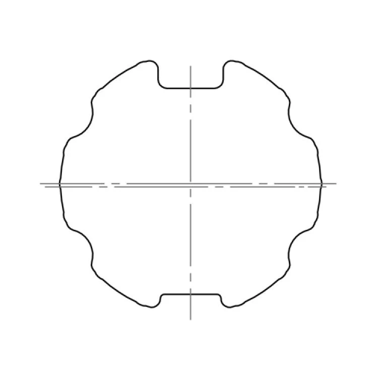 elero Adapter- und Mitnehmerset RevoLine S für Nutrohr Ø 63 × 1 mm #220040001