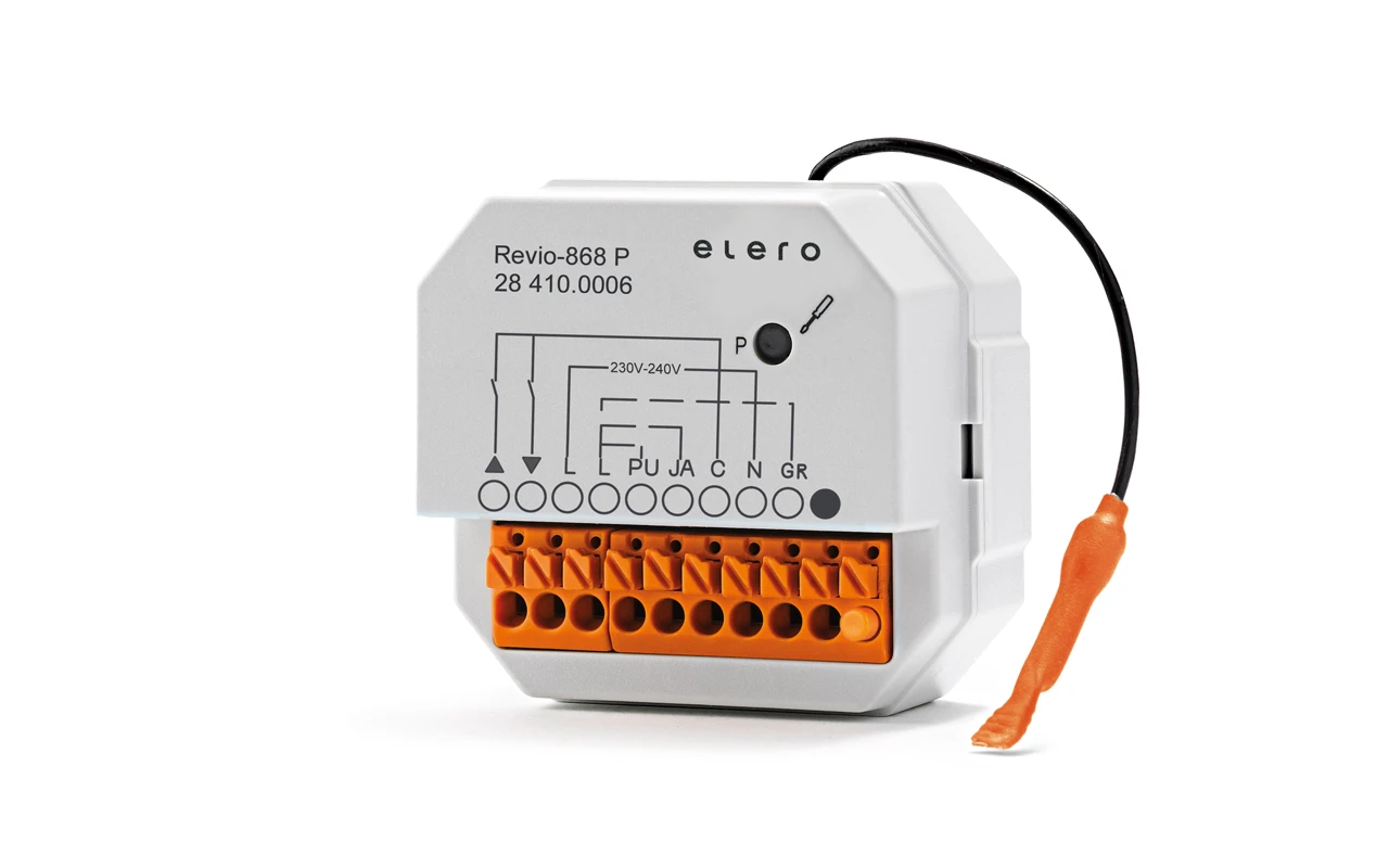 elero ➤ Revio-868 P Unterputz Funkempfänger bidirektional #284100006✅ online günstig kaufen!