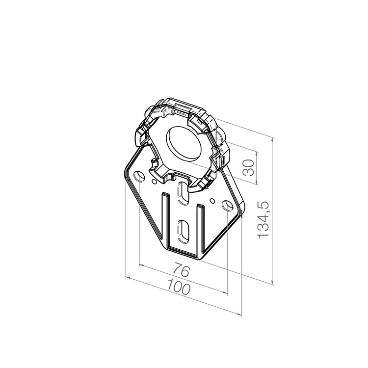elero Universalmotorlager (Kunststoff) #230040001
