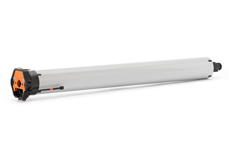 Solarer 12 V-Gleichstrom-Antrieb für Rollladen, Markisen, Rollos und Screens