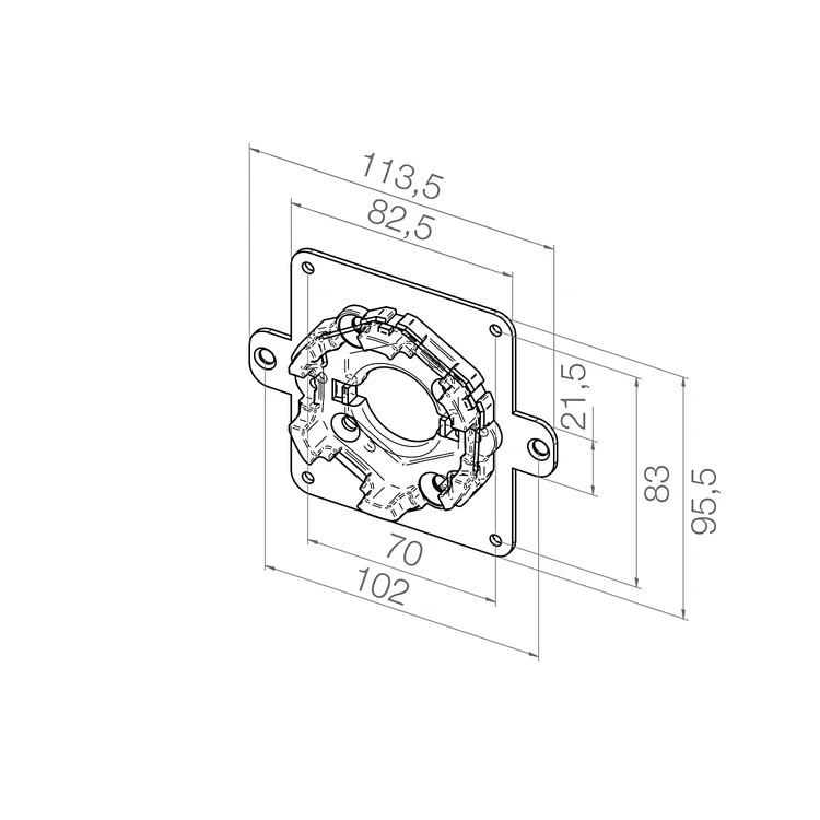 elero Wandmotorlager (SKS) #230040101