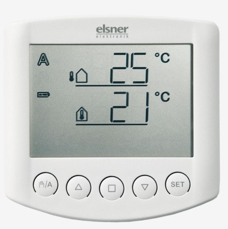 Elsner Solexa 230V weiß Art.-Nr. 10110 – Funk-Beschattungssteuerung mit Sonnenautomatik, Wind-, Regen- und Frostschutz für Markise und Jalousie.
