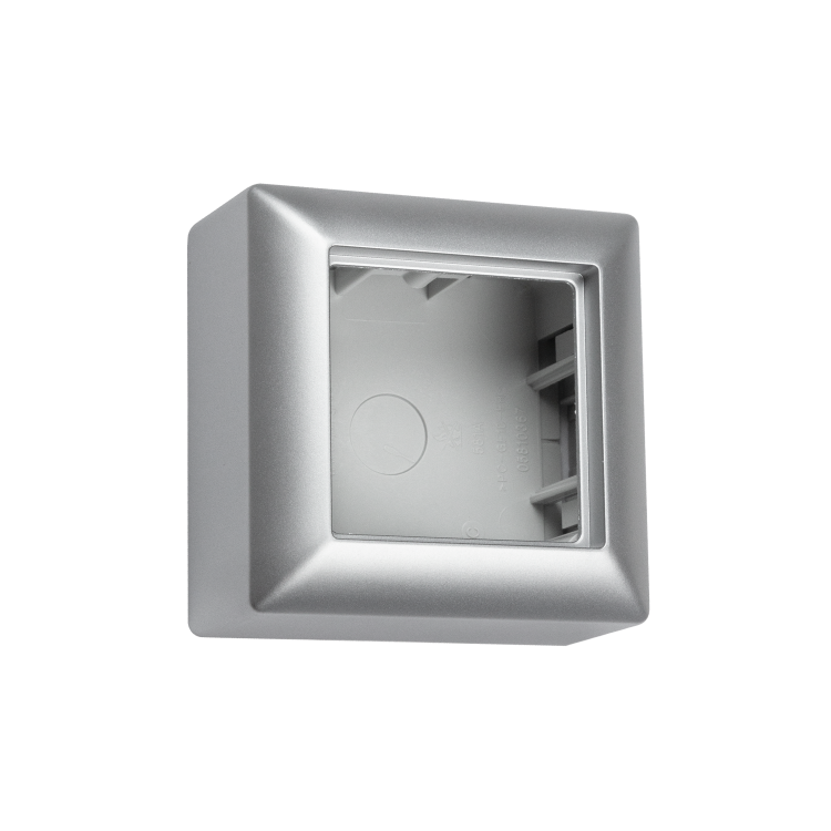 elsner Aufputzgehäuse 55 mm, aluminium-farben - Gehäuse