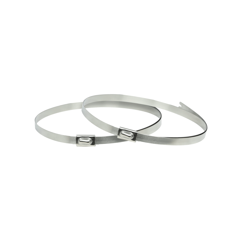 Elsner Edelstahl-Montagebänder für Mastmontage, 2 Stück