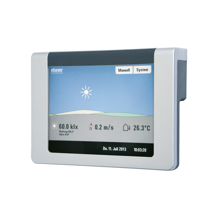 elsner WS1 Color-3, alu Gebäudesteuerung für 3 Antriebe 230V #60141