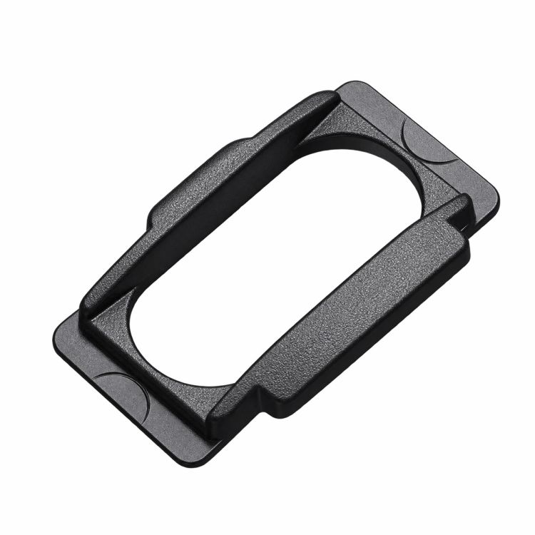 Schwarze Aufzugsbandöse #1250016 für Hella und Rau, ohne Leiterkordelhalterung. Ersatzteil für Raffstore. Verpackungseinheit mit 10 Stück.