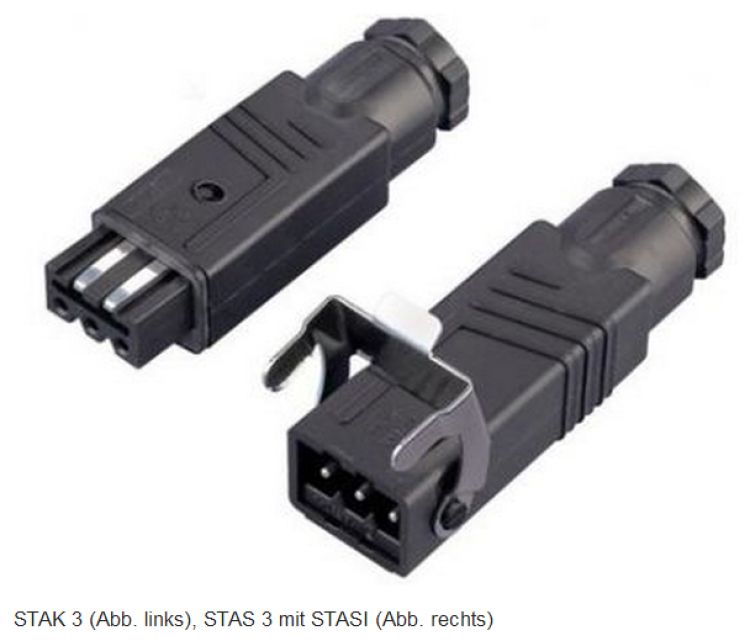 Hirschmannkupplung STAK3 (STAK 3) #627050