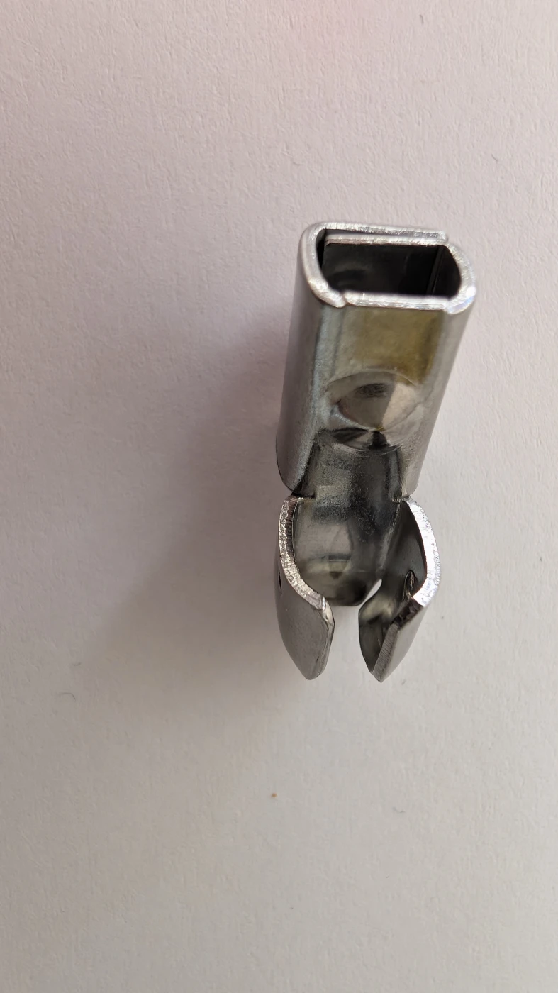 Kordelverbinder ohne Inlet für Ø6mm Kugel