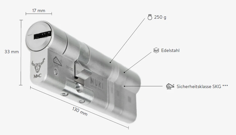 Nuki Universal Cylinder 2. Generation #221141
