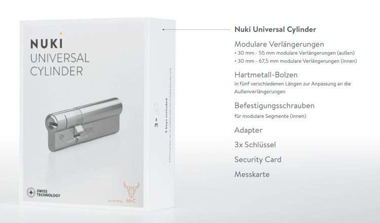 Nuki Universal Cylinder 2. Generation #221141