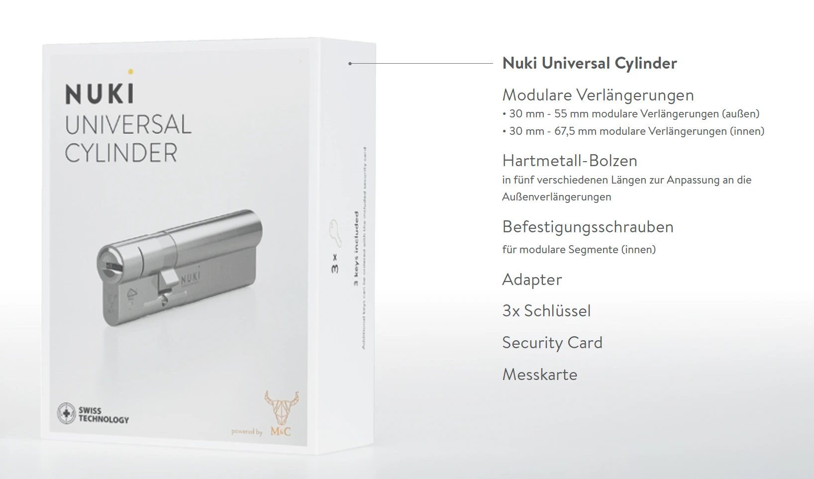 Nuki Universal Cylinder 2. Generation #221141