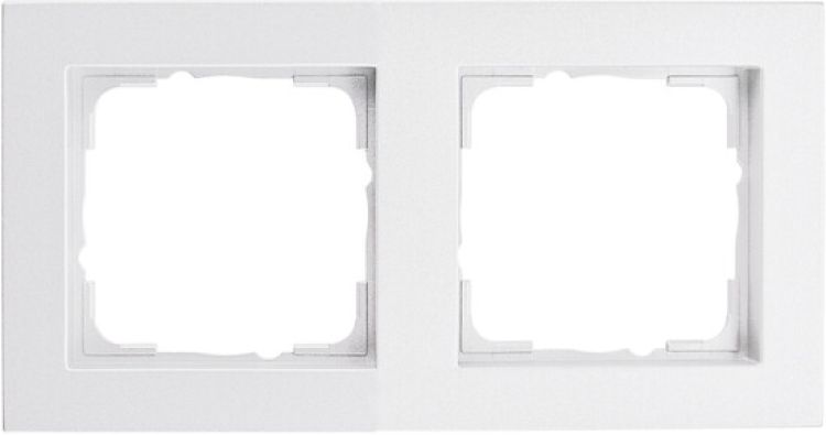 Rademacher ➤ Gira Abdeckrahmen System 55 Serie E2 2-fach 2663-2-AL✓ #70000046✓ kaufen✅