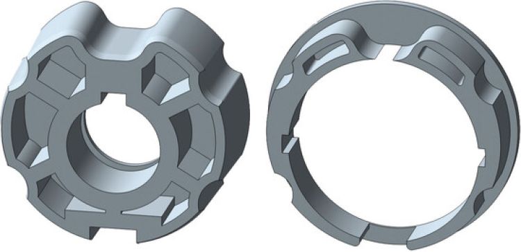 Rademacher ➤ Adapter/Mitnehmer-Set AM60-D78R für 78er Nutrohr mit Flachnut✓ #93780143✅ online kaufen!