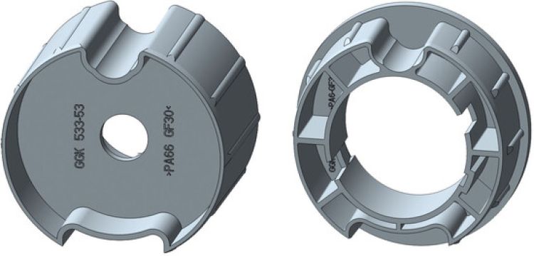 Rademacher ➤ Adapter/Mitnehmer-Set AMI45-D70FR für 70er Nutrohr mit Flach-/Rund-/MHZ-Nut✓ #93700735✅ online kaufen!