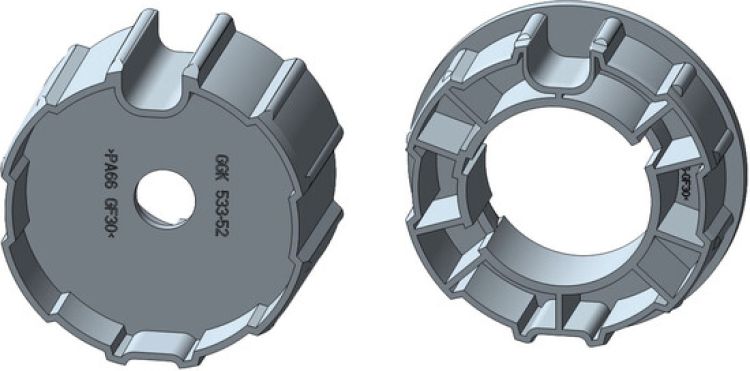 Rademacher ➤ Adapter/Mitnehmer-Set AMI45-D85FR für 85er Nutrohr mit Flach-/Rundnut✓ #93850735✅ online kaufen!