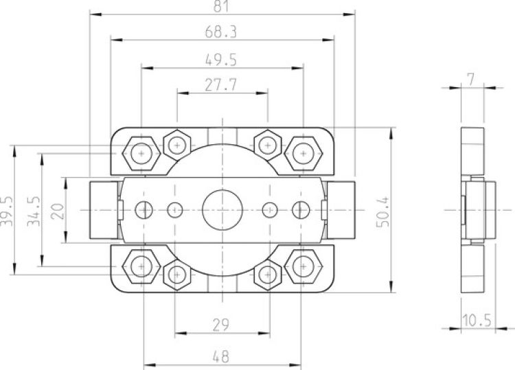 Rademacher Antriebslager für Small Rohrmotoren Typ 3310 #94331000