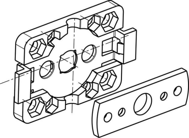 Rademacher Antriebslager für Small Rohrmotoren Typ 3310 #94331000