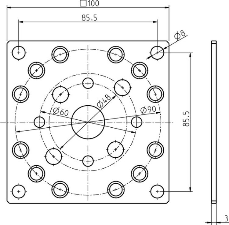 Rademacher Antriebslager für Antriebe mit Handkurbel Typ 4010-10 #94401010