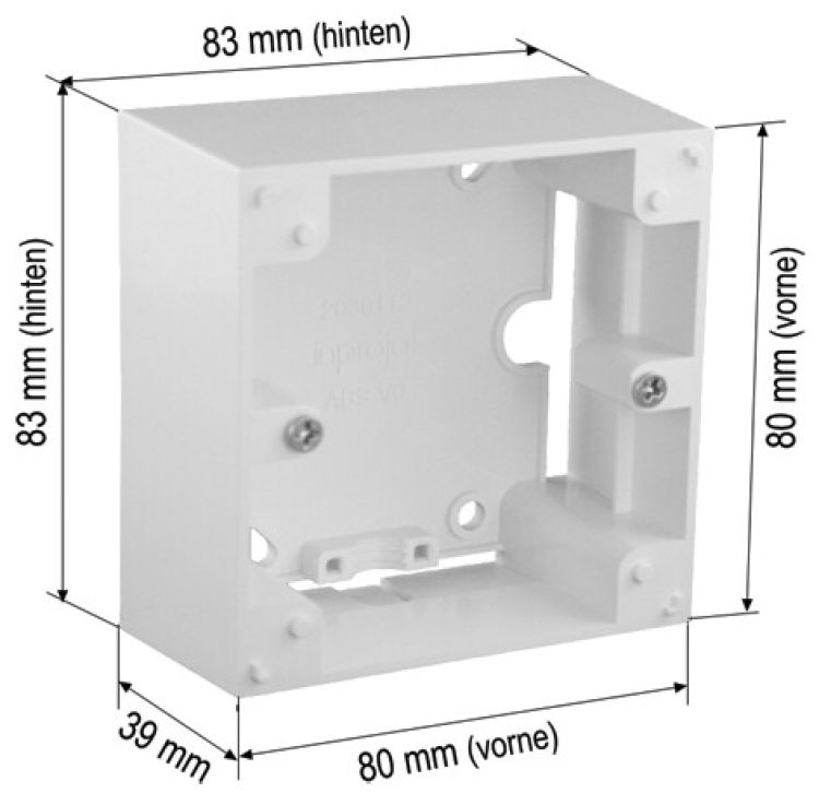 Rademacher Aufputzgehäuse Inprojal Royal, Ultra Typ 2664-3-UW #70000104