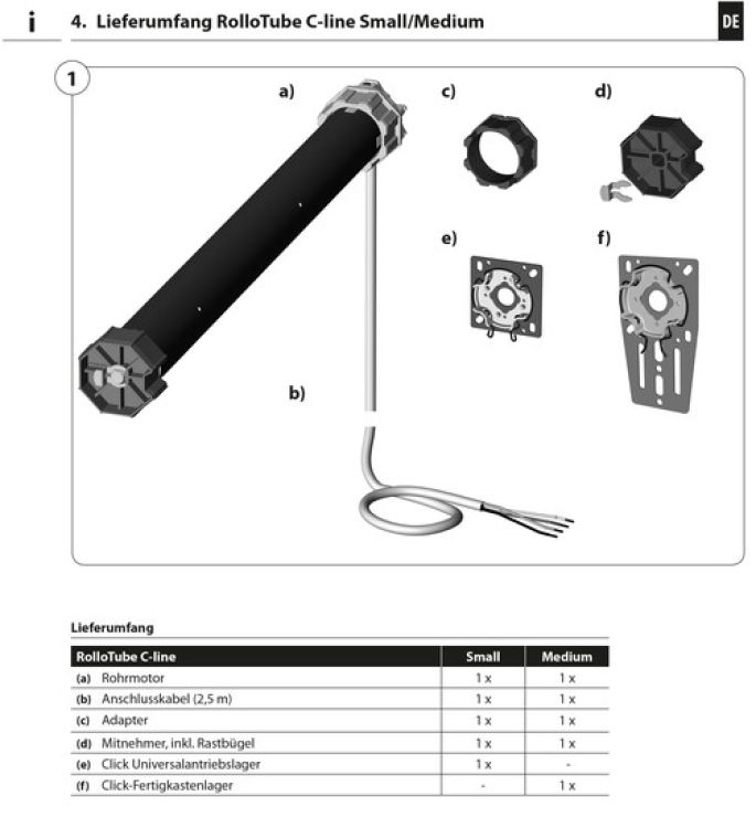 Rademacher CLIM 20/16PZ RolloTube C-line Medium 20 Nm #22602056