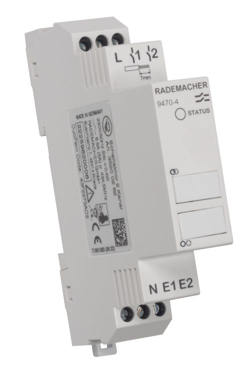 Rademacher ➤ DuoFern Hutschienen Schaltaktor 2-Kanal Typ 9470-4 #35200262✅