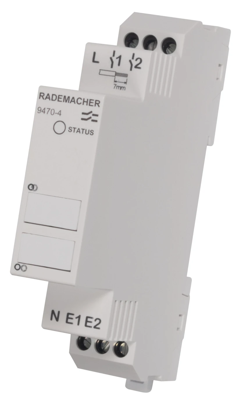 Rademacher DuoFern Hutschienen Schaltaktor 2-Kanal Typ 9470-4 #35200262