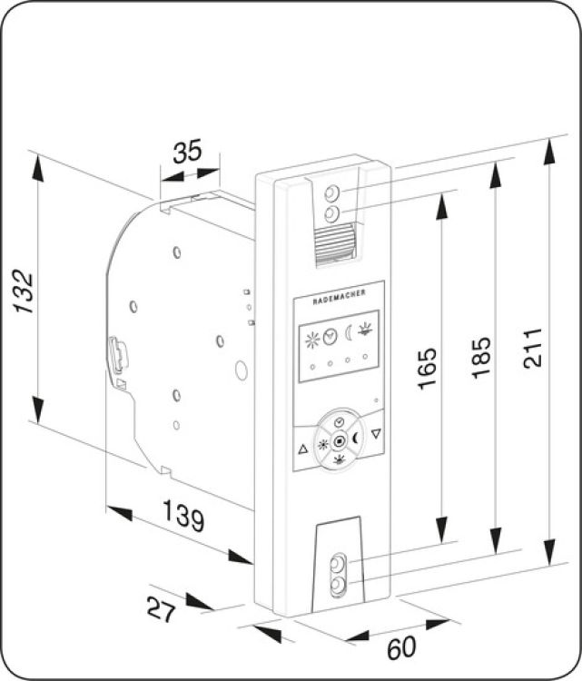Rademacher RolloTron Comfort Minigurt Typ 1740-UW #16154519