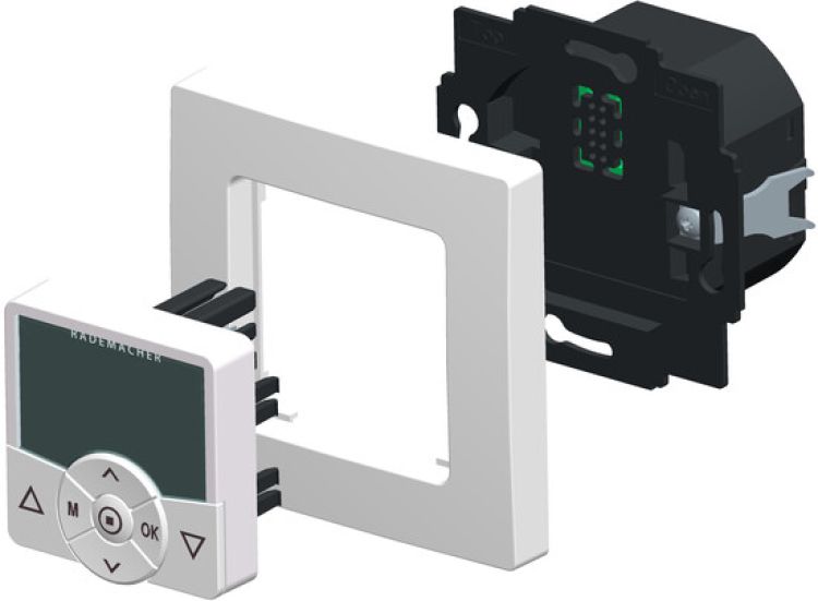 Rademacher Troll Basis DuoFern (inkl. Abdeckrahmen), Aluminium Typ 5615-AL #36500182