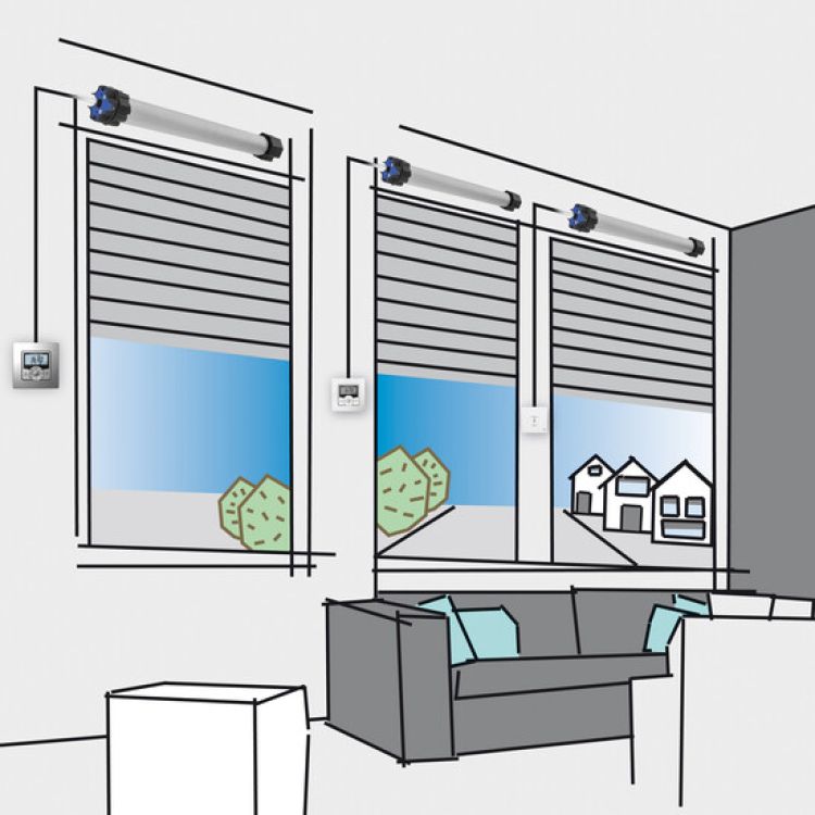 Rademacher Troll Comfort DuoFern (inkl. Abdeckrahmen), Ultra Typ 5665-UW #36500572