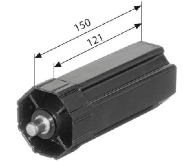 Rademacher ➤ Rademacher ➤ Walzenkapsel für SW60, Achsstift ø 12 mm Einstecklänge 120 mm Typ 4030 ✓ #96000014✓ kaufen✅