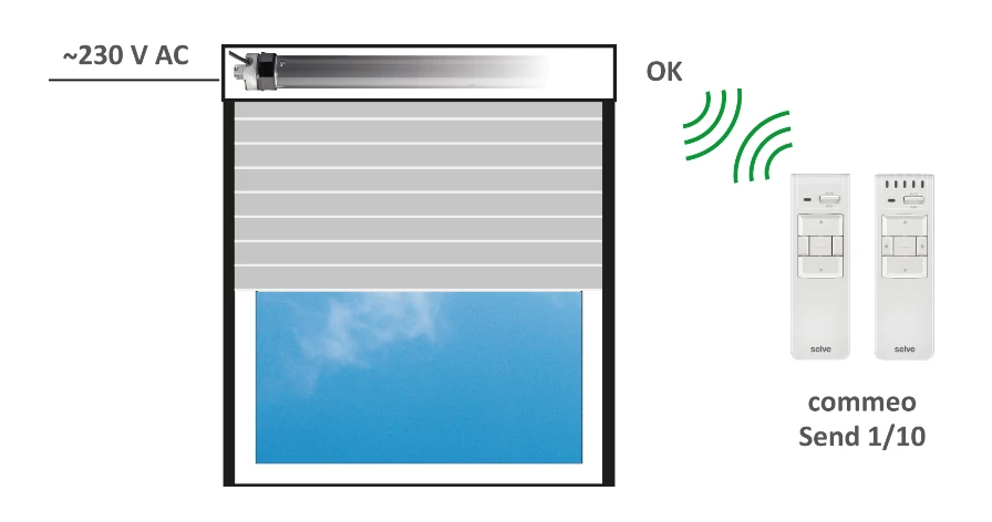 SELVE commeo Send WS 10, zur Einstellung der commeo Funk-Sensorik #297721 #297722