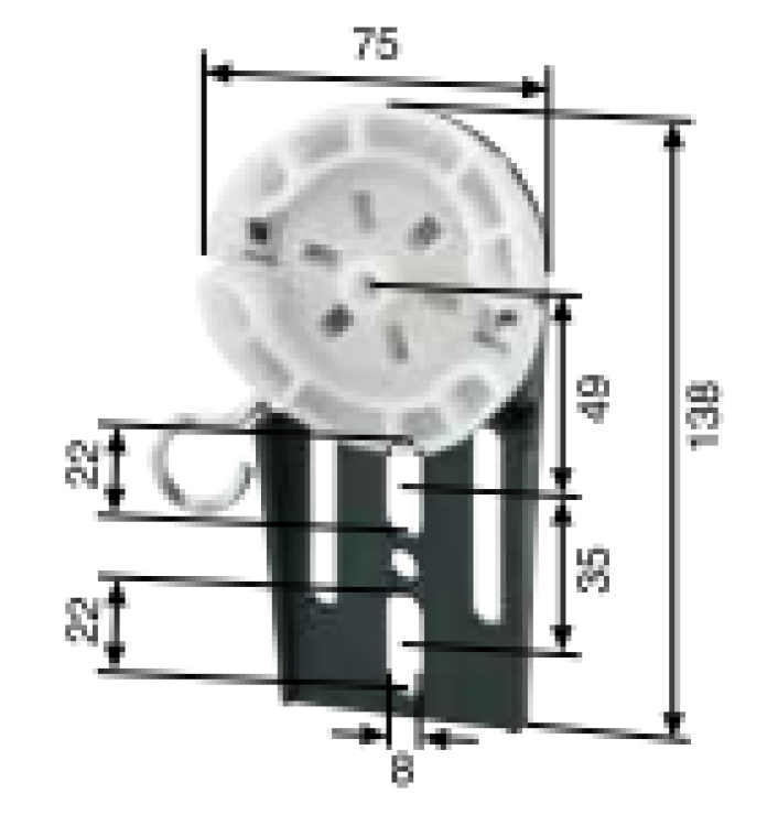 SELVE ➤ Motorlager für Rollladenfertigkästen✓ Kunststoff, Klipsung, abrollbar✓  #281932✓ online kaufen✅