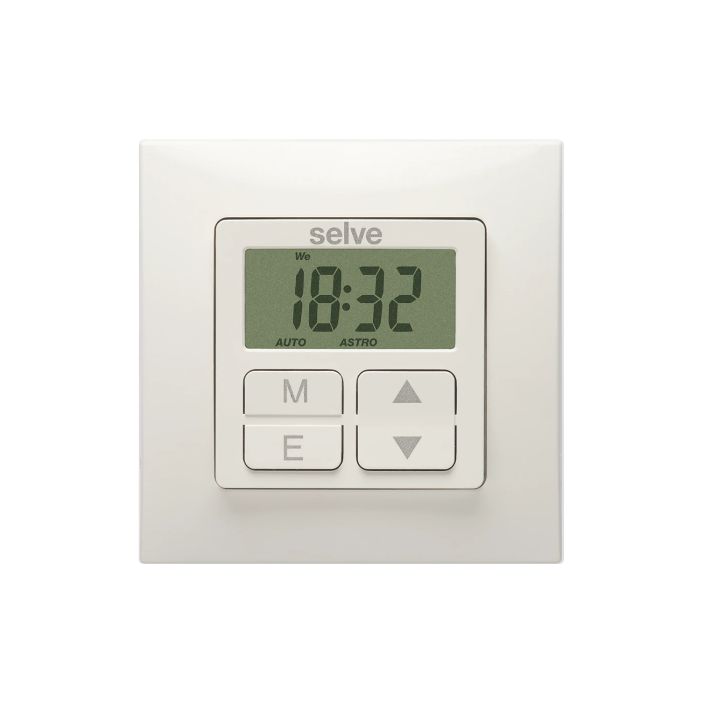 SELVE ➤ Smarttimer Plus Zeitschaltuhr incl. Abdeckrahmen 1-fach, polarweiß #296500✅ online günstig kaufen!