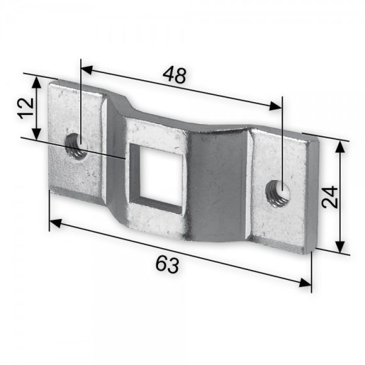 SELVE Universal-Motorlager Metall #280120
