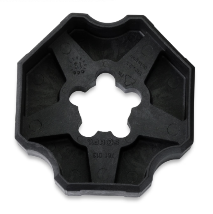 Somfy Adapter und Mitnehmer für Achtkant SW102 Baureihe 50 #9707026 #9761013 #9762013