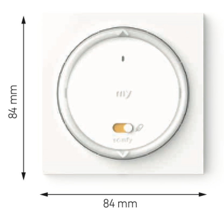 Somfy ➤ Amy 1 RS100 io und Rahmen Funksender ✅ #1871101