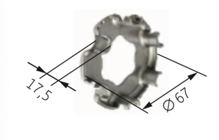 Somfy Aufschweißlager ohne Federring für LT 50/60 #9206029