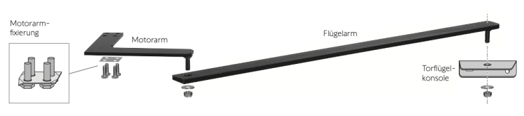 Somfy ➤ Gebogener Motorarm für Axovia Multipro 3S #9019894 #9019895✅ online günstig kaufen!