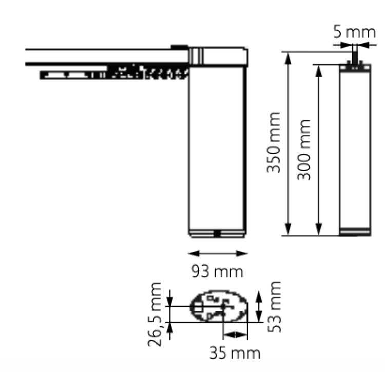 Somfy ➤ Glydea Ultra 35e RTS N ✅ Vorhangmotor mit Schaltersteuerung #1240230 ✅ online kaufen!