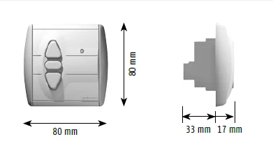 Somfy Inis Uno Comfort Schalter für Rollladen & Markisen / VB für Raffstore