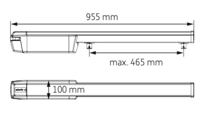 Somfy ➤ Ixengo L 24V 3S Drehtormotor ohne Steuerung #1216560✅ online günstig kaufen!