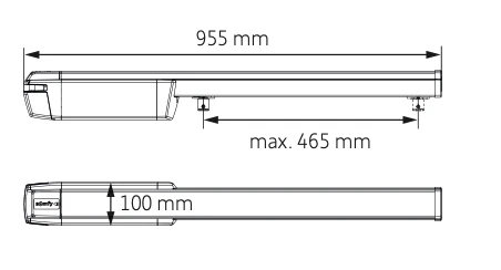 Somfy Ixengo L 3S+ io Komfort-Set Drehtormotor #1246485
