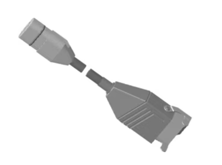 Somfy ➤ J4 steckbare Anschlussleitung 4 x 0,75 mm² schwarz 0,5 m mit Stecker STAS3 #9014181✅ online kaufen!