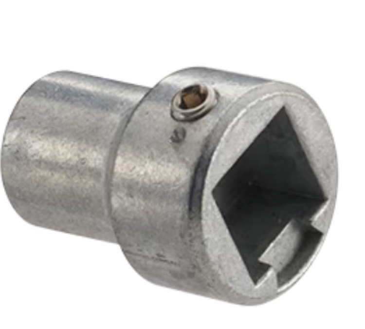 Somfy ➤ J4 Wellenadapter Vierkant kurz; 12 mm; Gewindestift M5x5 eingedreht #9017328✅ online kaufen!