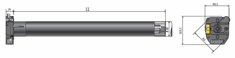 Somfy ➤ LT 60 Titan 100/12 NHK-Kompakt ✅ Markisenmotor DS 85 #1166217 #1166238